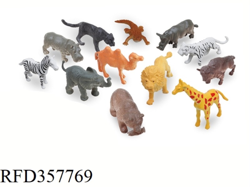 12 PIECES OF MINI WILDLIFE PACKAGE