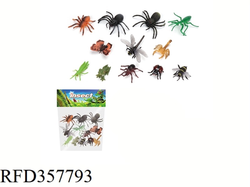12PCS INSECT SET