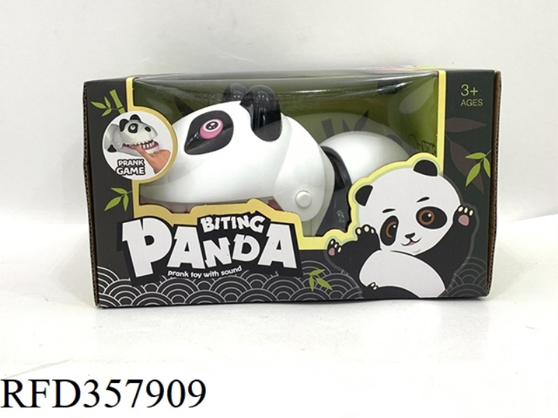 PANDA BITES HIS HAND
