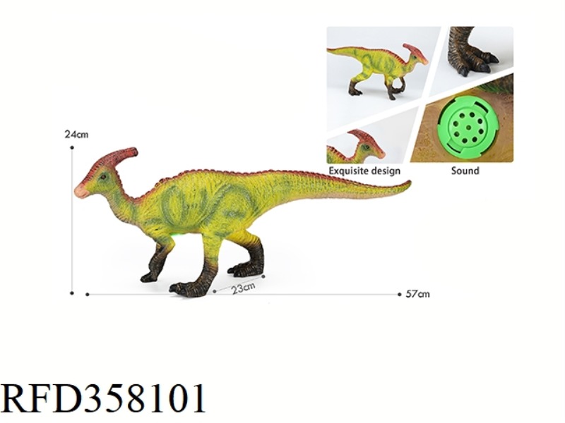 A COTTON PARASAUROLOPHUS WITH AN IC SOUNDING ENAMEL
