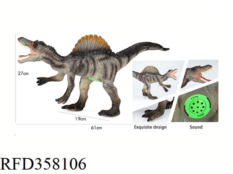 FILLING COTTON SPINOSAURUS WITH IC SOUNDING ENAMEL