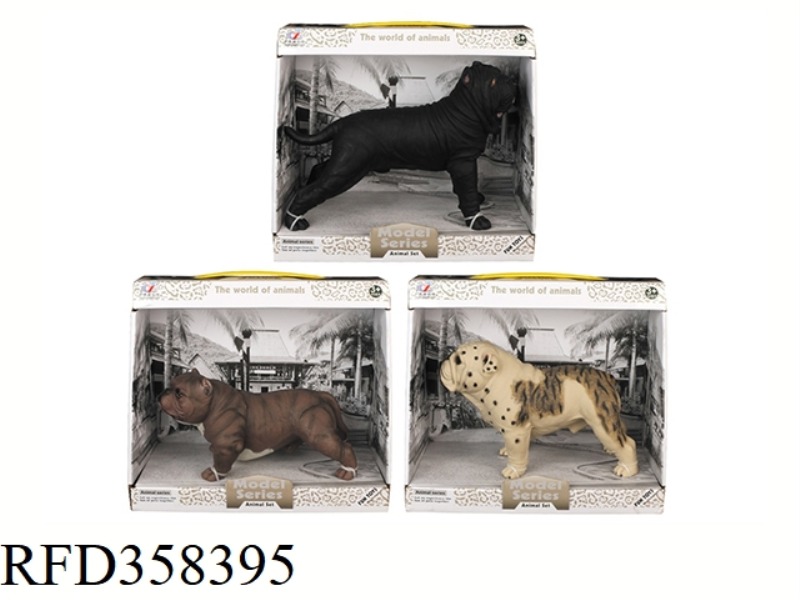ENAMELLED PET DOG MODEL