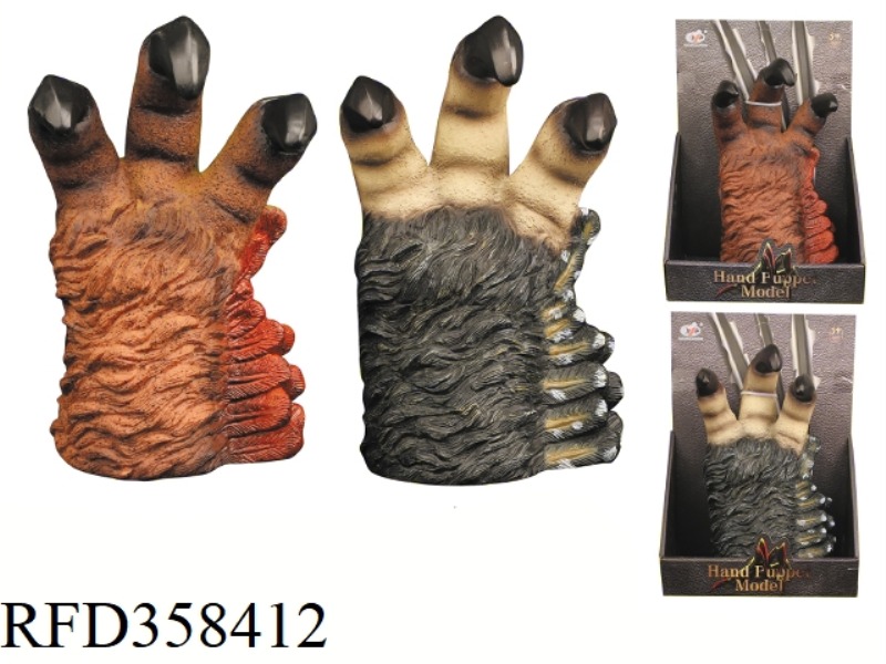 HAND PUPPETS OF DINOSAURS
