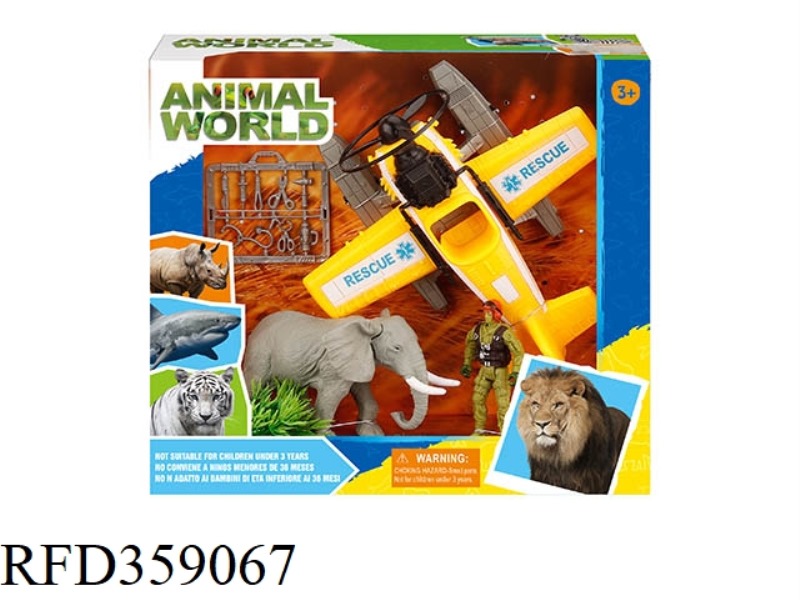 WILD ANIMAL RESCUE SET