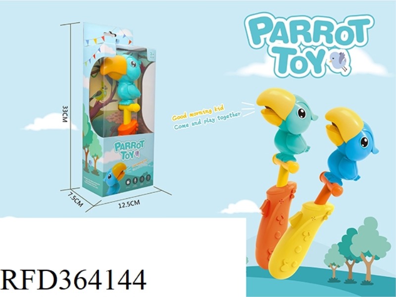 PARROT LEARN TONGUE TOY (2 COLORS MIXED)