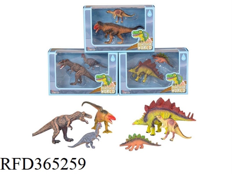 SIMULATION DINOSAUR SET BOX 3 MIXED