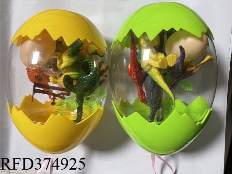 DINOSAUR EGGS WITH SMALL DINOSAURS WITH LIGHTS