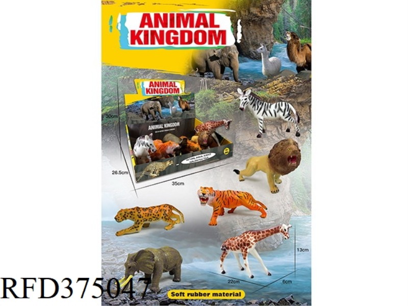 11-INCH WILDLIFE 6PCS