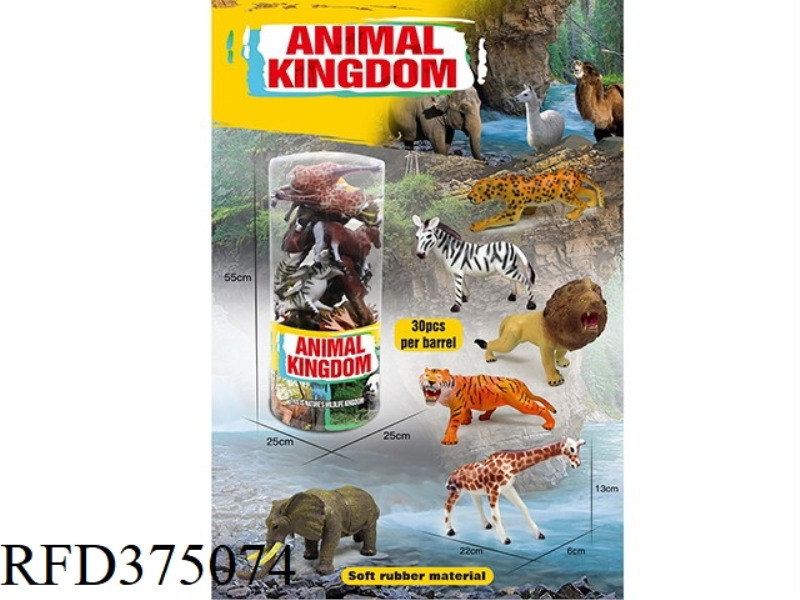 11-INCH ANIMAL 30PCS