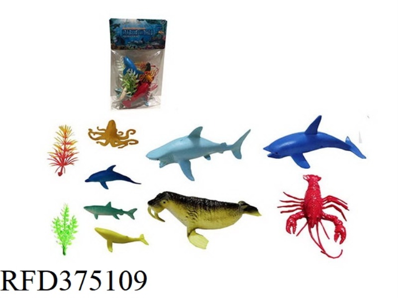 MARINE ANIMAL SUIT 10PCS