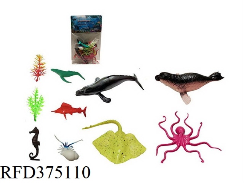 MARINE ANIMAL SUIT 10PCS