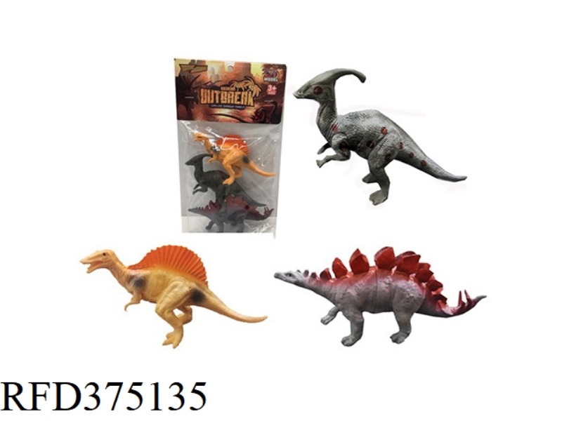DINOSAUR 3PCS
