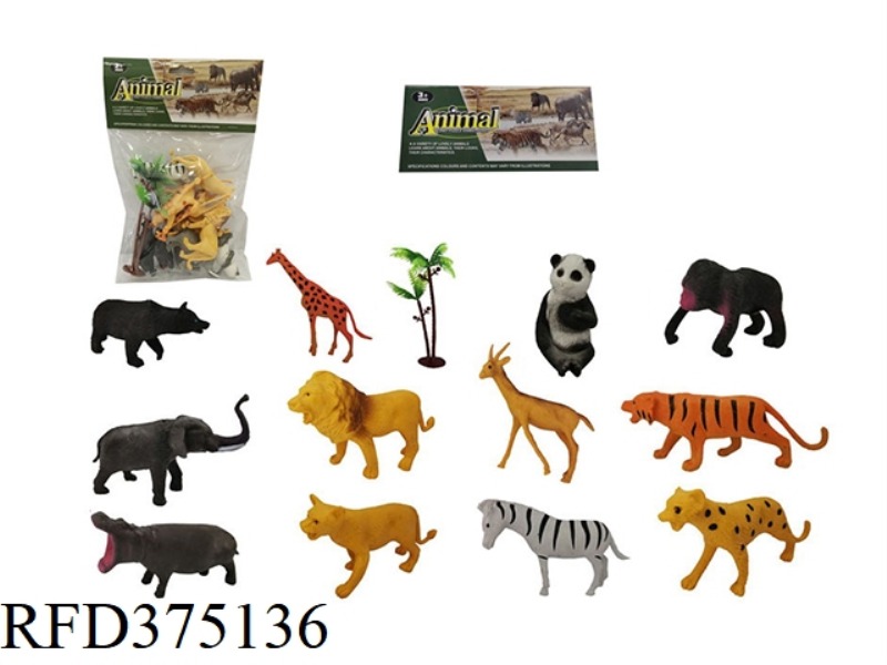 PVC ANIMAL SET 13PCS