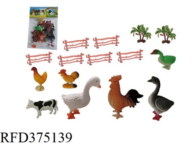 PVC ANIMAL SET 15PCS