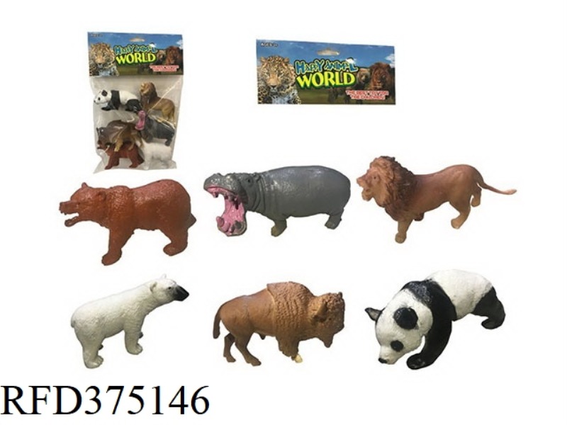 WILDLIFE SET 6PCS