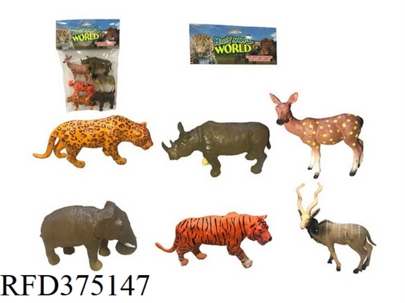 WILDLIFE SET 6PCS