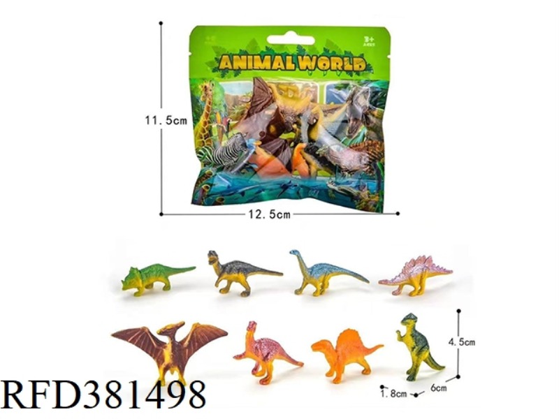 L LITTLE DINOSAUR (8PCS)