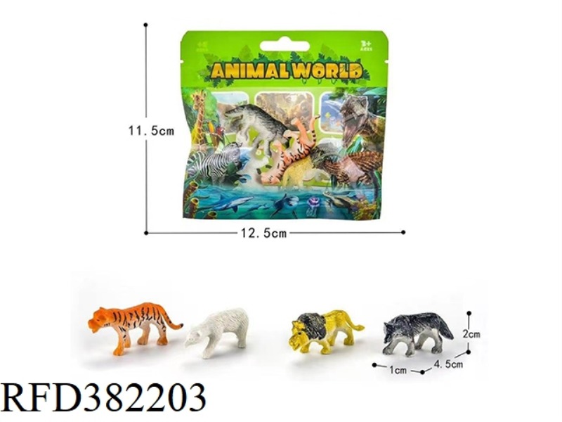ANIMAL BEASTS (4PCS)
