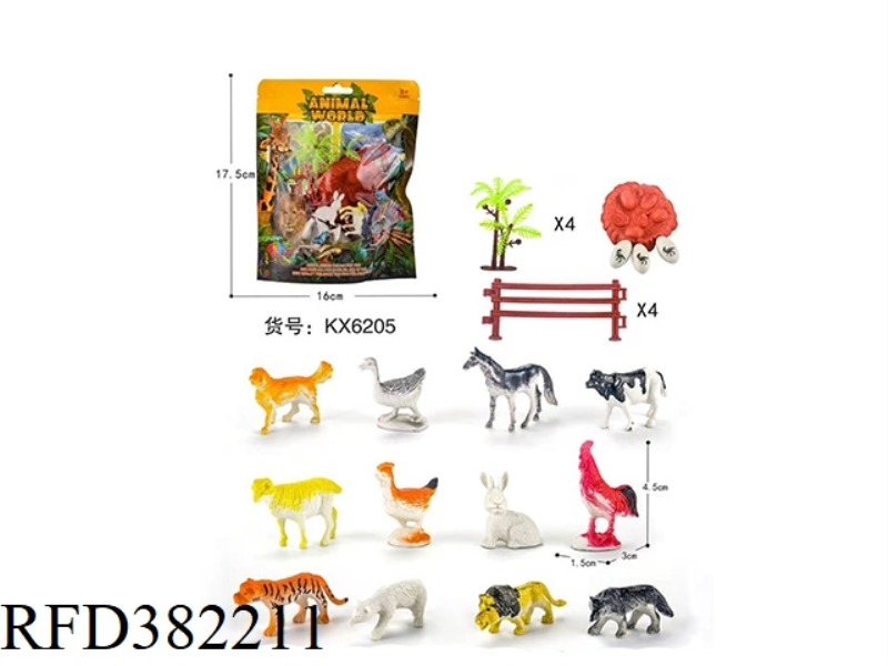 ANIMAL POULTRY (24PCS)