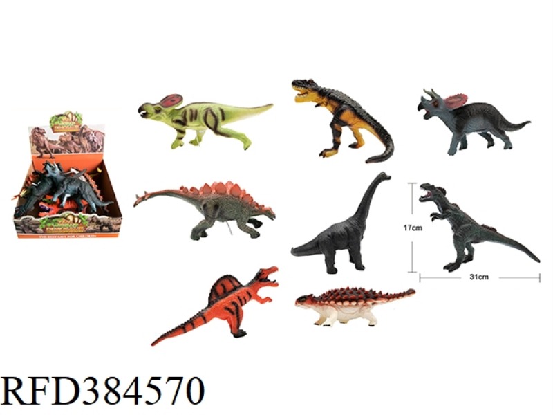 COTTON-FILLED DINOSAUR BELT IC8PCS