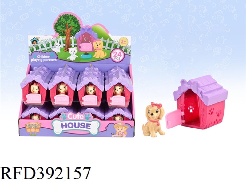 PET HOUSE WITH REAL PET 24PCS
