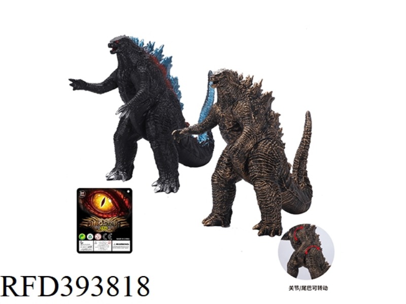 13 INCH GODZILLA DINOSAUR TOY (2 COLORS MIXED)