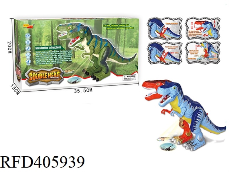 DOUBLE-HEADED TYRANNOSAURUS