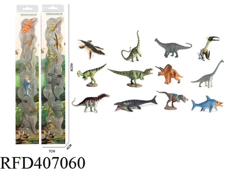 6 MINI DINOSAURS A/B