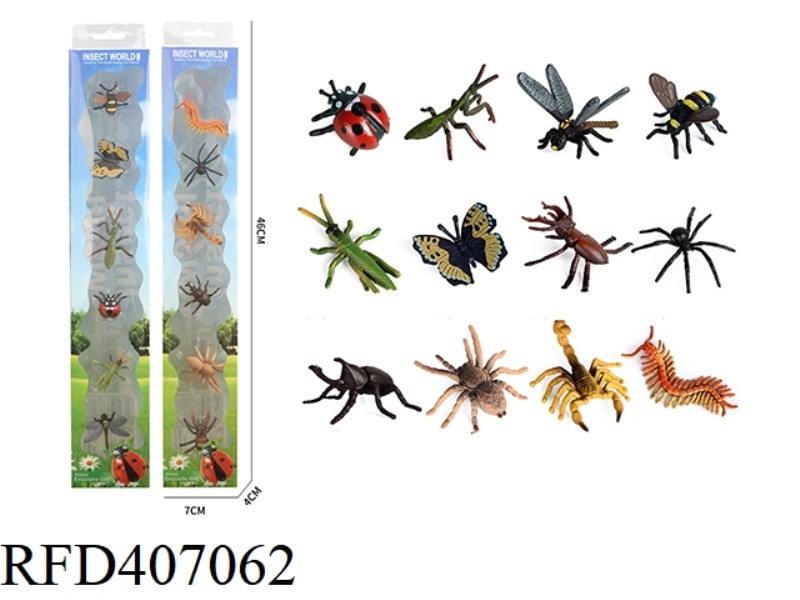 6 MINI INSECTS A/B