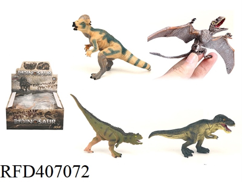SMALL SOLID DINOSAUR 12PCS