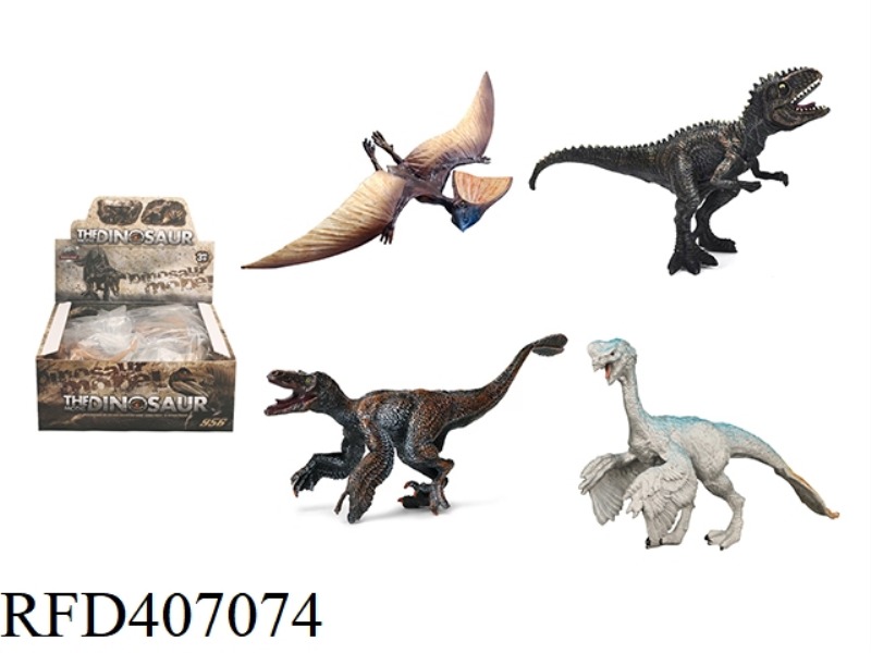 SMALL SOLID DINOSAUR 12PCS