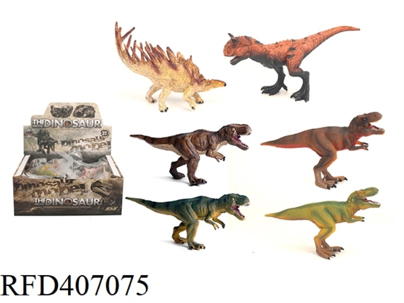 MEDIUM SOLID DINOSAUR 12PCS