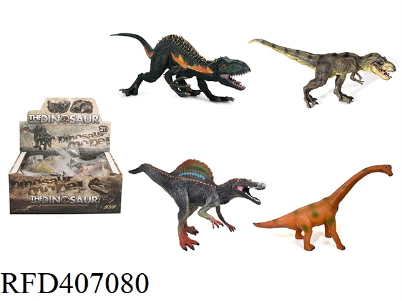 LARGE SOLID DINOSAUR 4PCS