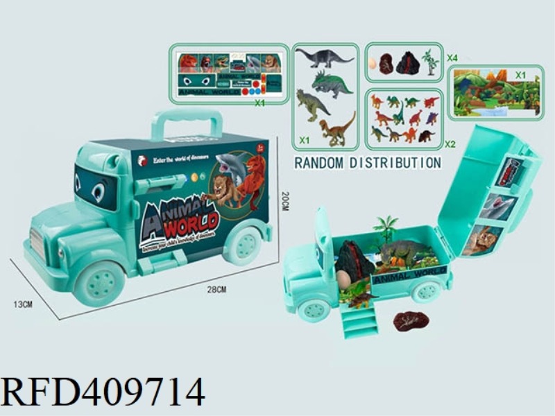 DINOSAUR SET CAR