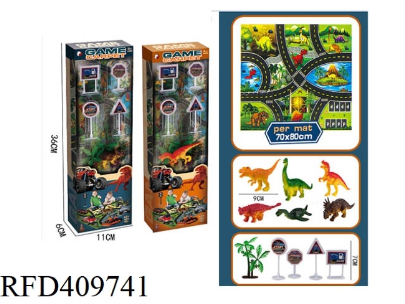 CARPET DINOSAUR SET