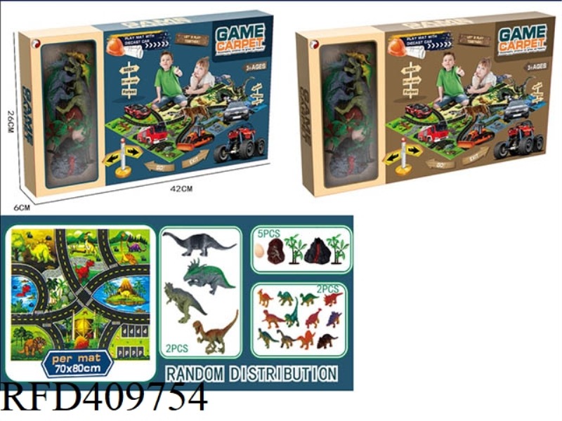 CARPET DINOSAUR SET