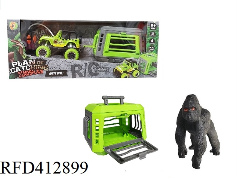 REMOTE CONTROL FOREST HUNTER TO CATCH ORANGUTANS