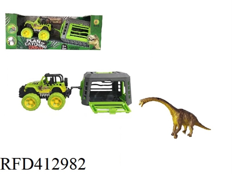 BRONTOSAURUS INERTIALLY CAPTURING THE DINOSAUR PLAN