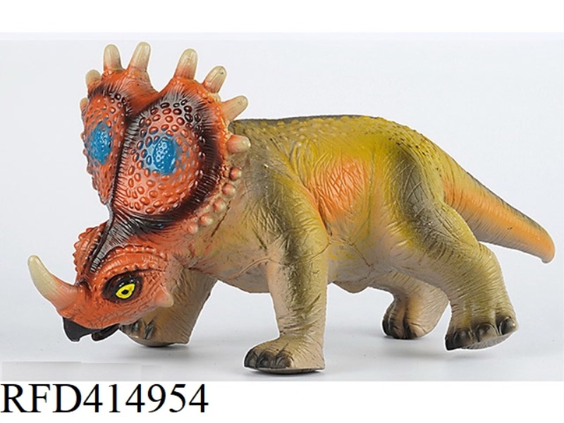 SIMULATION VINYL DINOSAUR BELT IC (LARGE STYRACOSAURUS) CAN BE MIXED