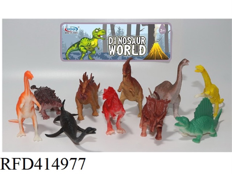 10 SETS OF SIMULATION DINOSAURS
