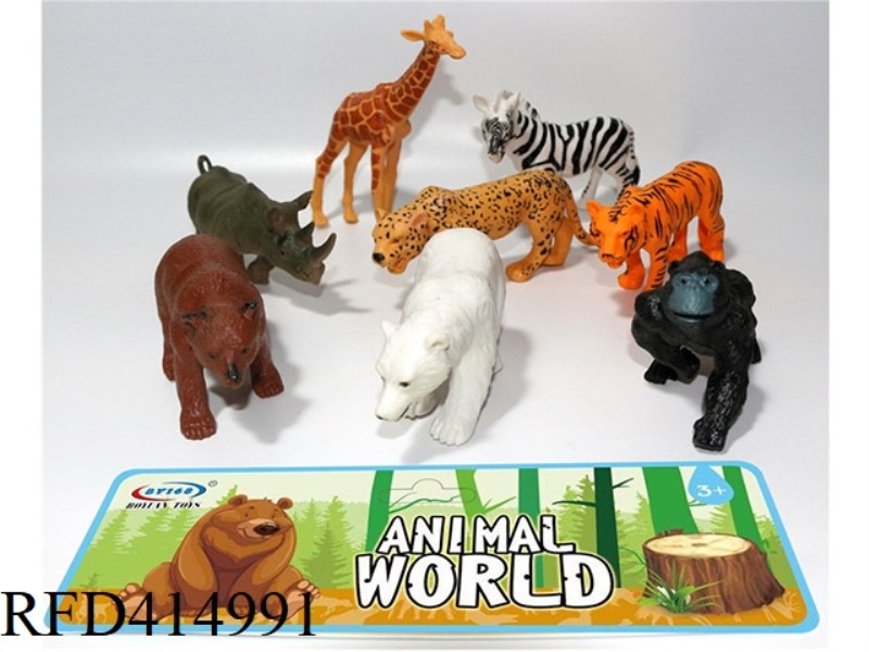 8-PIECE SET OF HIGH-END FOREST ANIMALS