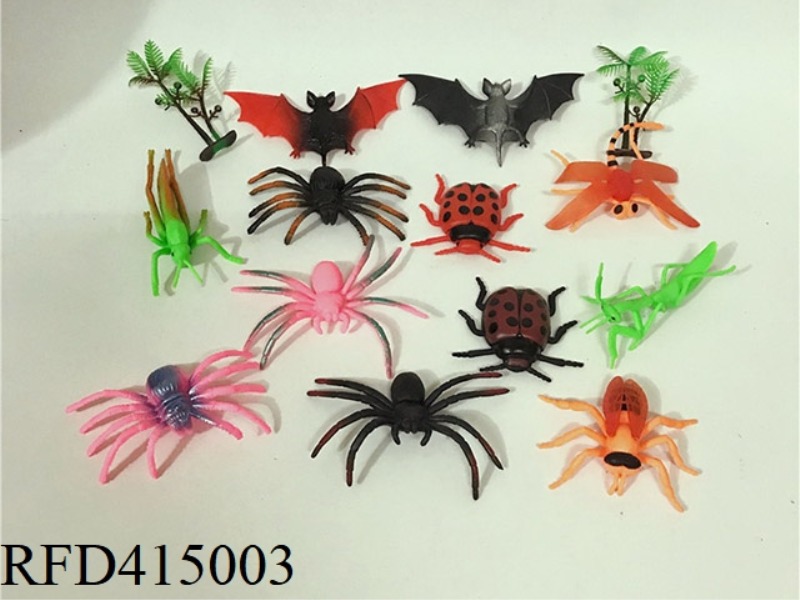 12-PIECE SET OF SMALL INSECTS