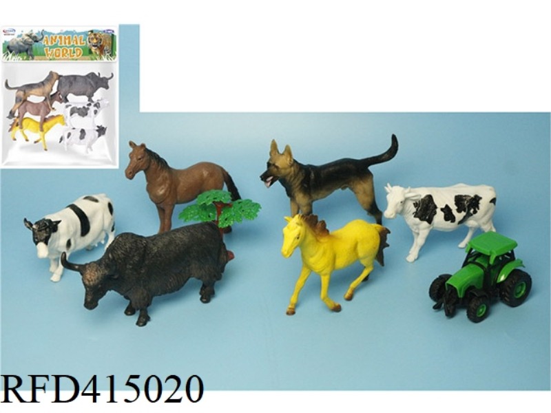 FARM 8-PIECE SET WITH FARMER CART