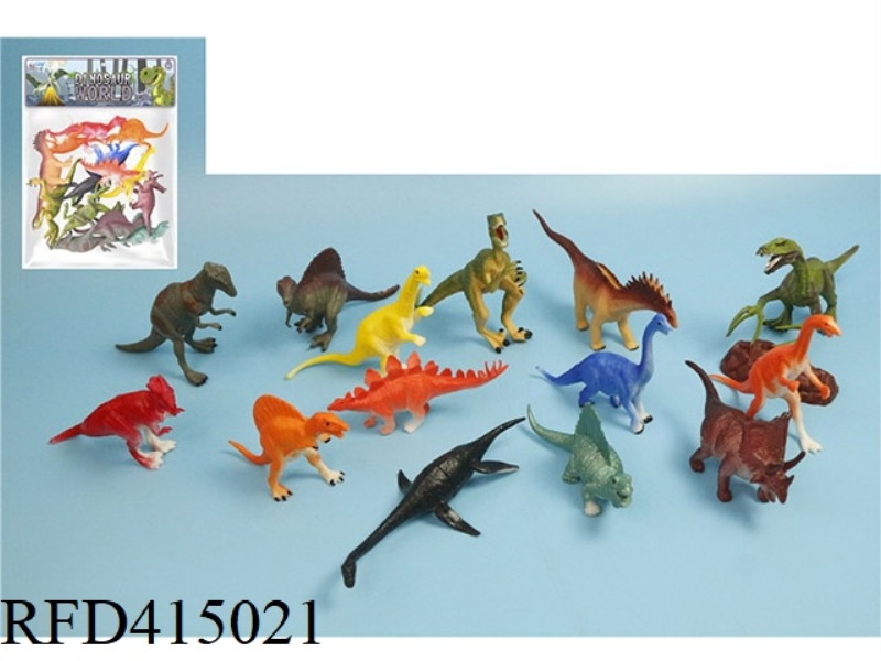 DINOSAUR WORLD 15-PIECE SET