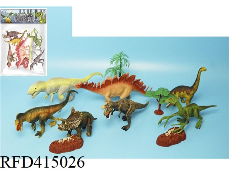 11-PIECE SIMULATION LARGE-SIZE DINOSAUR SET