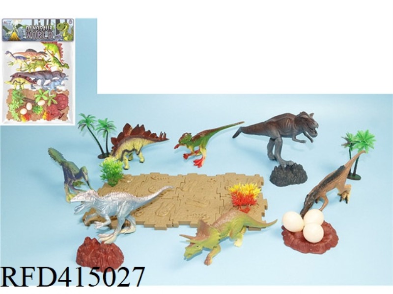 DINOSAUR SCENE 24 PIECE SET