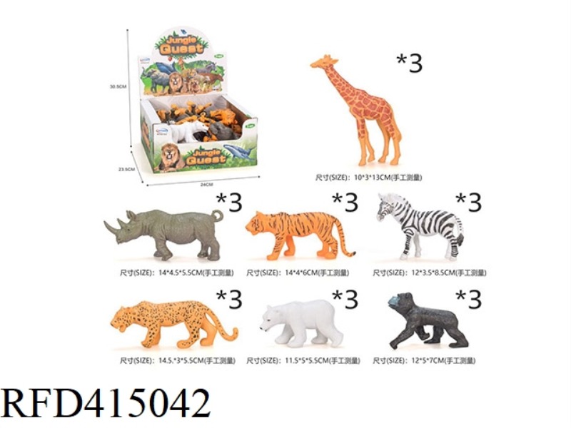 FOREST ANIMALS 21PCS