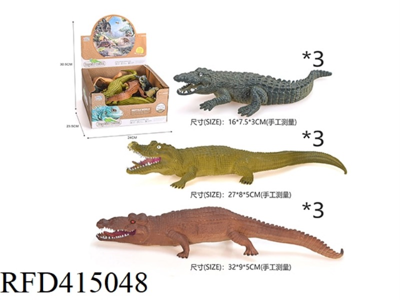 LIZARD CROCODILE 9PCS WITH BB WHISTLE