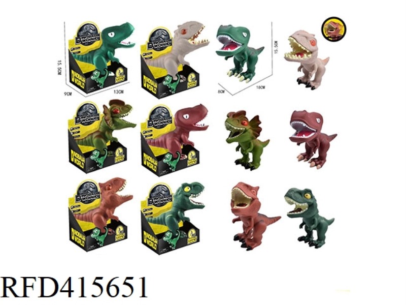 SIX DINOSAURS ASSORTED