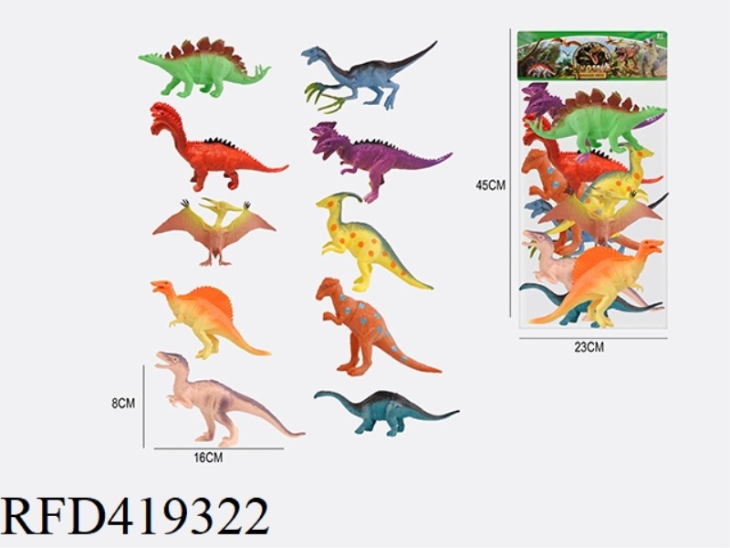 6.2 INCH 10 DINOSAUR ANIMAL SUIT